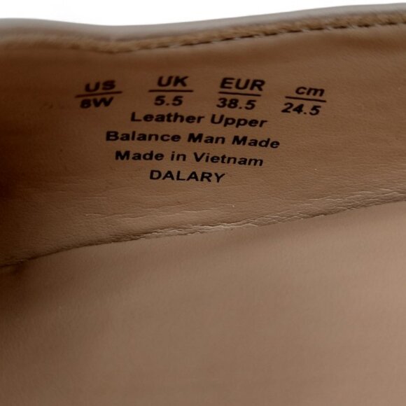 Naturalizer Dalary Size 8 W Creme Brulee Slingback Comfortable Low Heel Pump - Picture 14 of 16